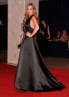 Lindsay Lohan In a long black dress at 2012 White House Correspondents' Association Dinner